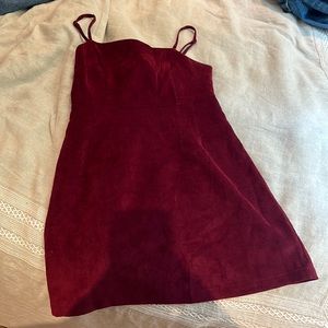 Size Small Urban Outfitters Cooperative Red Corduroy Mini Dress
